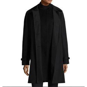 Loro Piana $1250 Jane Post Wool Double Coat Hooded Medium NEW